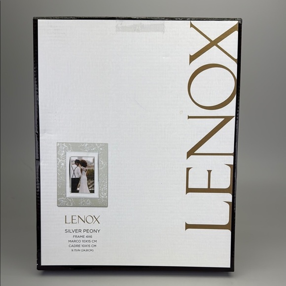 Lenox Silver Peony Photo Frame - Picture 7 of 10